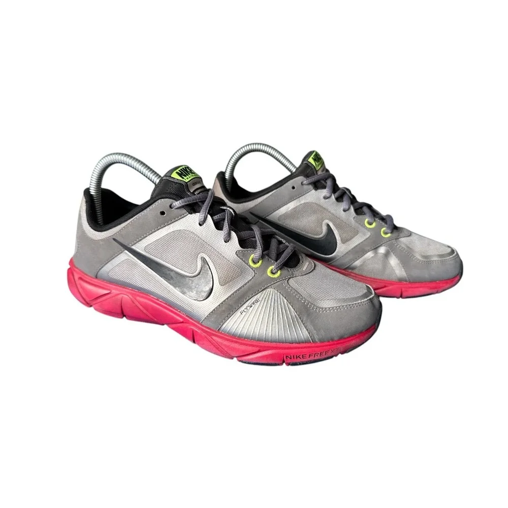 Nike Flywire Shoes‎ Women's Size 8.5 Gray Athletic Quick Fit Training 415257-002